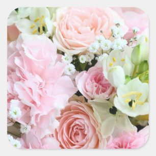 Beautiful Floral Wedding Sticker & Enveliope Seal