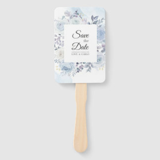 Beautiful Flower for Special Wedding Favours Hand Fan