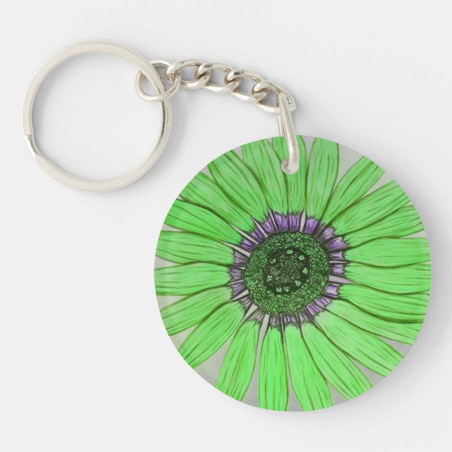 Beautiful Flower Keychain (Front)