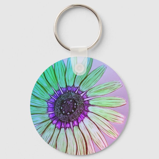 Beautiful Flower Keychain (Front)