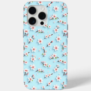 Beautiful Flower Pattern iPhone 15 Pro Max Case