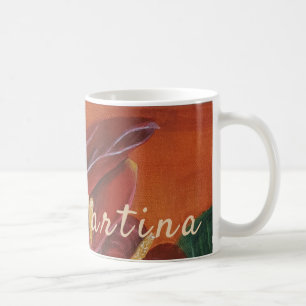 Beautiful Flower Personalised Mug