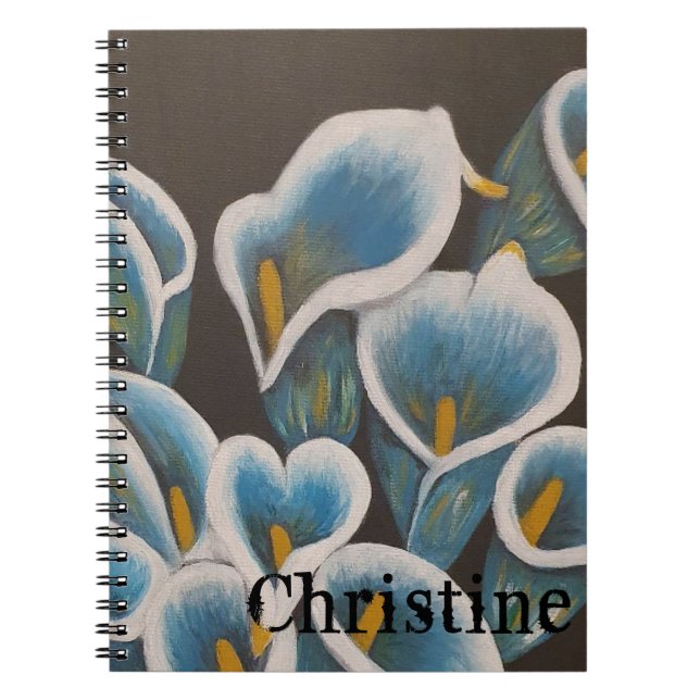 Beautiful Flower Personalised    Notebook (Front)