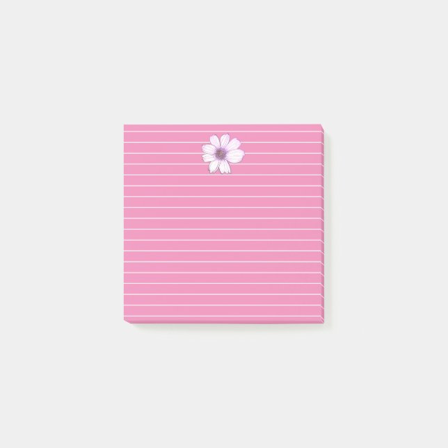Beautiful Flower Post-it Notes (Front)