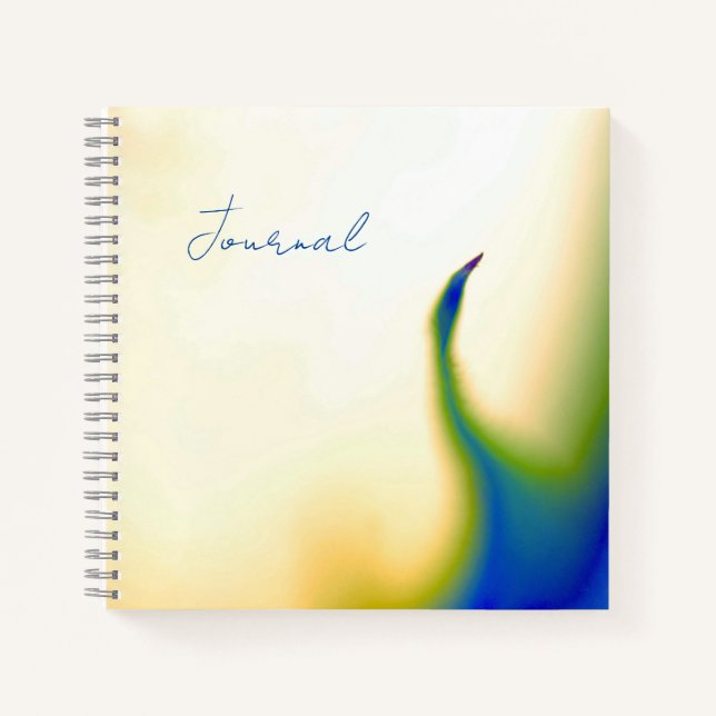Beautiful Flower Print Spiral Notebook (Front)