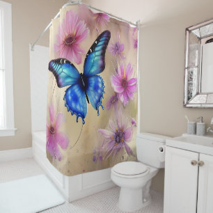 Beautiful Flowers and Butterfly