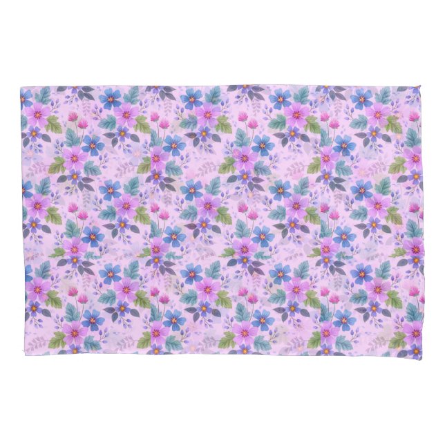 Beautiful Flowers Floral Pattern-36841 Pillowcase (Front)