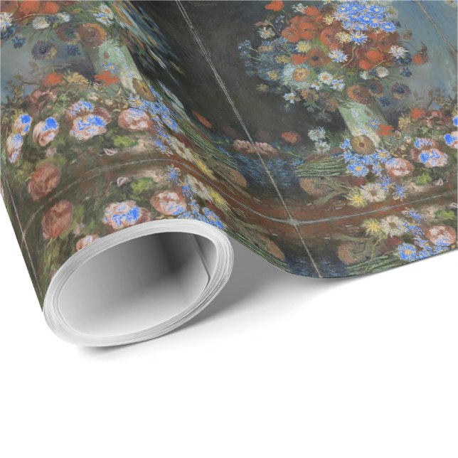 Beautiful Flowers in a Vase Wrapping Paper (Roll Corner)