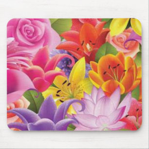 Beautiful Flowers Mouse Mat
