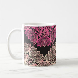 Beautiful flowers nature pattern background Vintag Coffee Mug