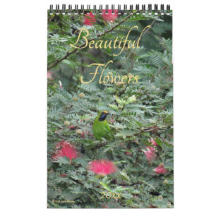 Beautiful Flowers Nature Photography 2025 Wall Calendar