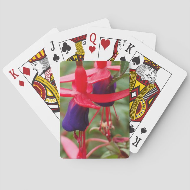 Beautiful Flowers Photo  Classic Playing Cards (Back)