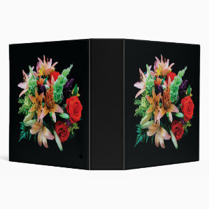 Beautiful Flowers Throw Pillow Binder