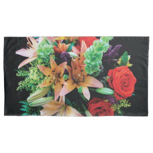 Beautiful Flowers Throw Pillow Pillowcase