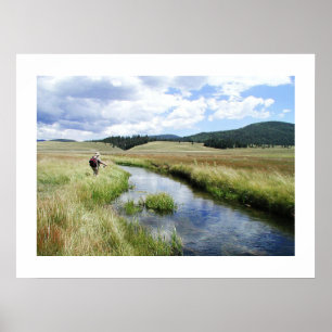 Beautiful Fly Fishing Poster
