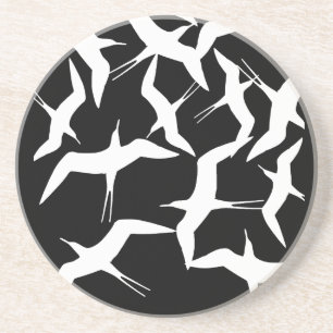 Beautiful Flying Birds Pattern Product Coaster