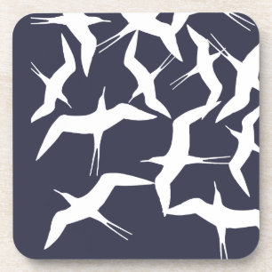 Beautiful Flying Birds Pattern Product Coaster