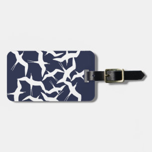 Beautiful Flying Birds Pattern Product Luggage Tag