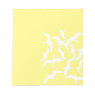 Beautiful Flying Birds Pattern Product Notepad
