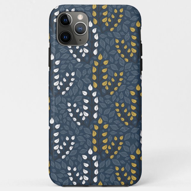 Beautiful foliage with golden details Case-Mate iPhone case (Back)
