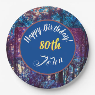 Beautiful Forest  Dream Paper Plate