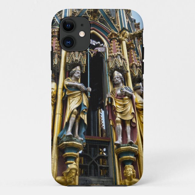 Beautiful Fountain in Nuremberg Case-Mate iPhone Case (Back)