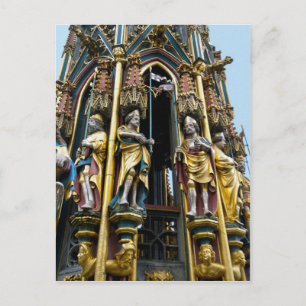 Beautiful Fountain in Nuremberg Postcard