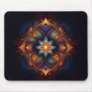 Beautiful Fractal Lily Mouse Pad
