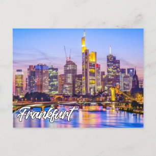 Beautiful Frankfurt, Germany Postcard