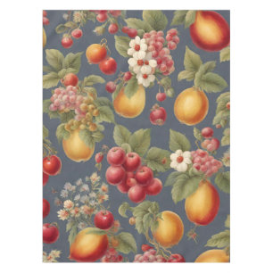 Beautiful Fruits and Flowers. French Style Tablecloth