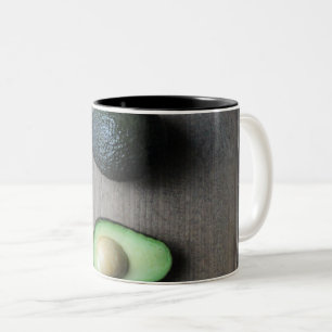 Beautiful Fruits And Vegetables Two-Tone Coffee Mug
