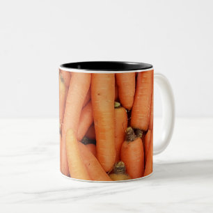 Beautiful Fruits And Vegetables Two-Tone Coffee Mug