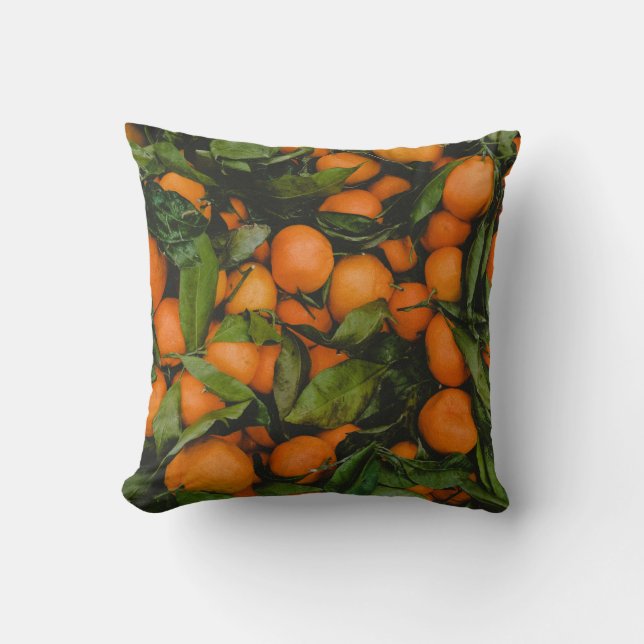 Beautiful Fruits Throw Pillow (Front)