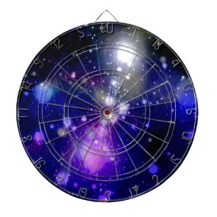 Beautiful galaxy dartboard