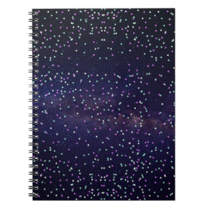 Beautiful galaxy,stars notebook