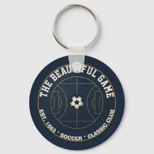Beautiful Game Classic Club; Classic Soccer Keychain