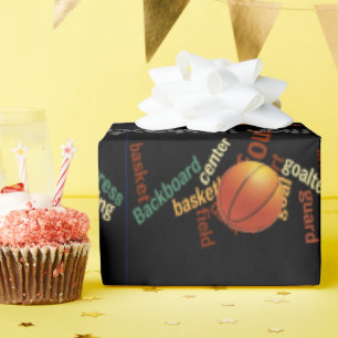Beautiful Game I love Basketball Wrapping Paper