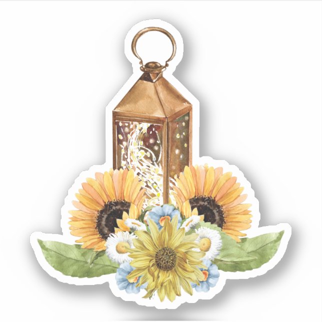 Beautiful Garden Bee Sunflower Pattern (Front)