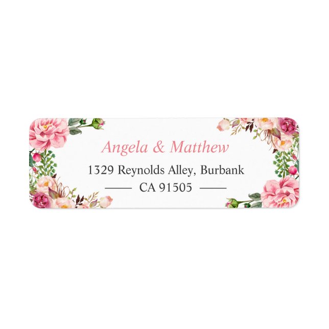Beautiful Garden Floral Wrap Personalized (Front)