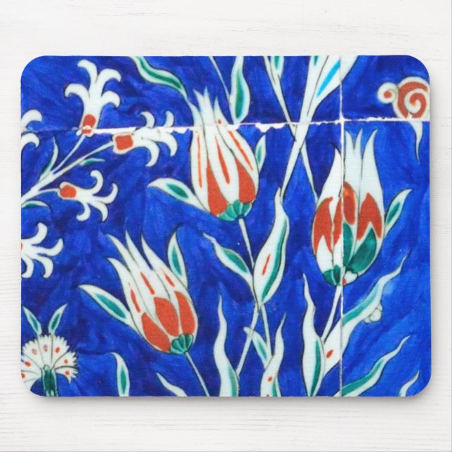 Beautiful garden (tulips) mouse pad (Front)