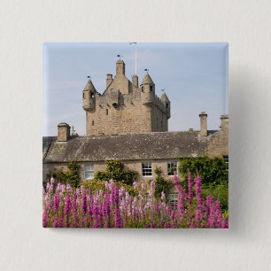 Beautiful gardens and famous castle in Scotland 2 Inch Square Button