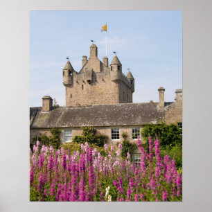 Beautiful gardens and famous castle in Scotland 2 Poster