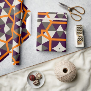 Beautiful Geometric Artistic Artisan Feminine Wrapping Paper