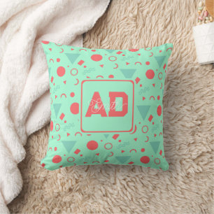 Beautiful Geometric Custom Pillow For Bridesmaid