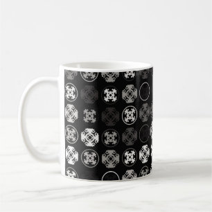 Beautiful geometric pattern design abstract, art, coffee mug