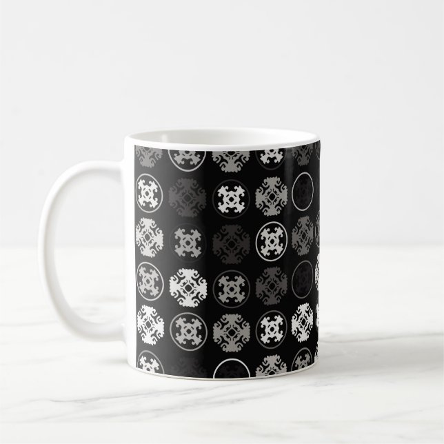 Beautiful geometric pattern design abstract, art,  coffee mug (Left)