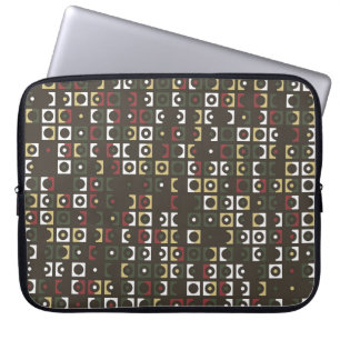 Beautiful geometric pattern design abstract, art,  laptop sleeve