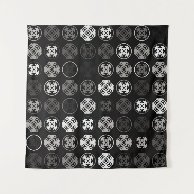 Beautiful geometric pattern design abstract, art,  tapestry (Front)