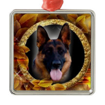 Beautiful German Shepherd Christmas Ornament