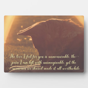 Beautiful German Shepherd Pet Memorial Plaque